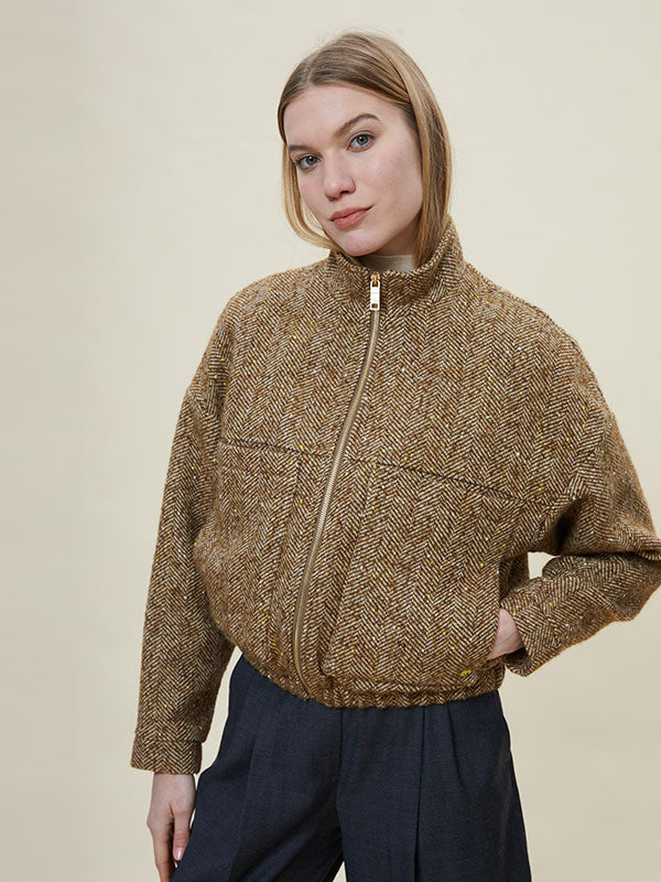 Patch Pocket Zipper Assorted Colors Jacket