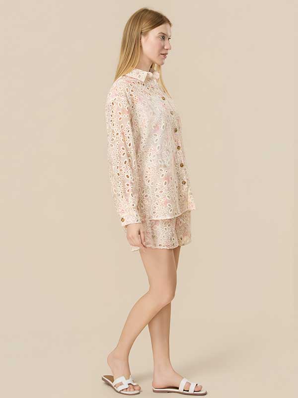 Hollow Out Assorted Colors Outfit Sets