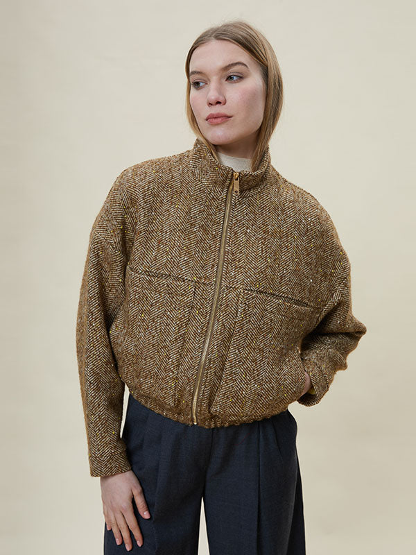 Patch Pocket Zipper Assorted Colors Jacket