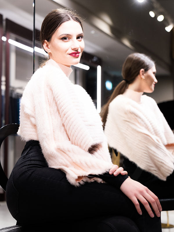 Asymmetric Hem High Neck Outwear