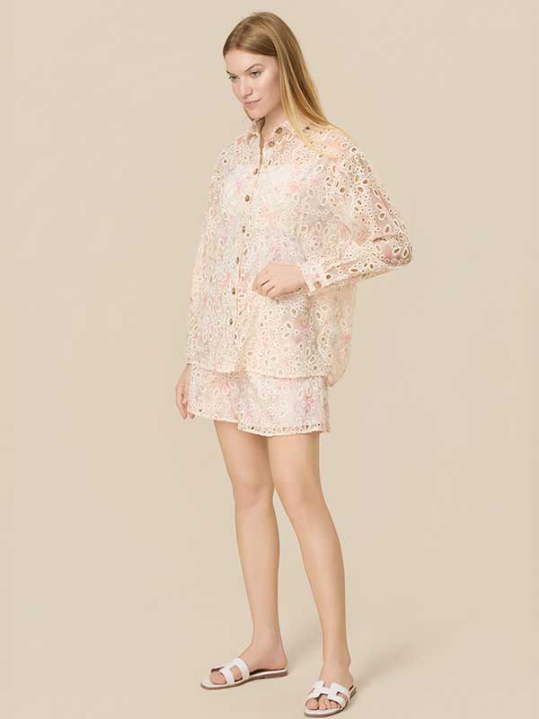 Hollow Out Assorted Colors Outfit Sets