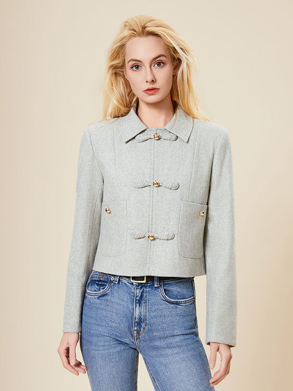 Vintage Flap Pocker Solid Jacket