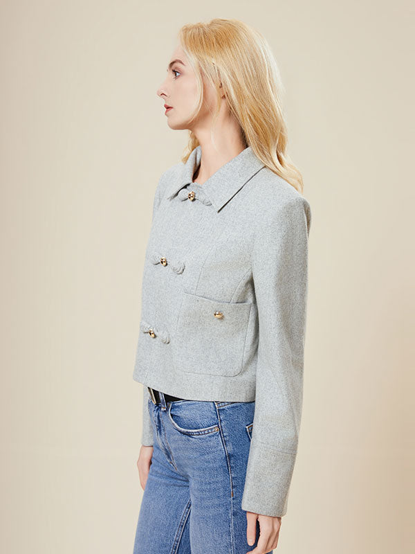 Vintage Flap Pocker Solid Jacket