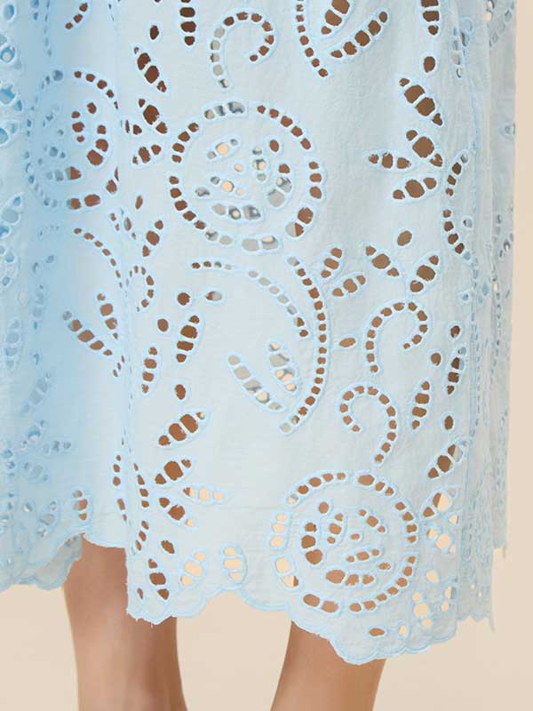 Spaghetti Strap Hollow Out Maxi Dress